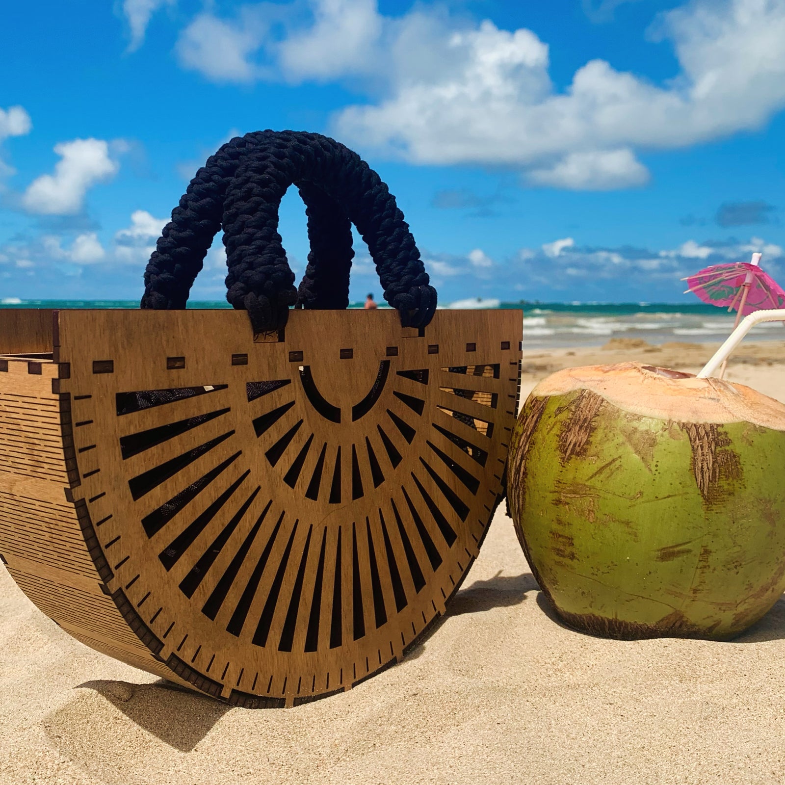 Wooden Summer Handbag