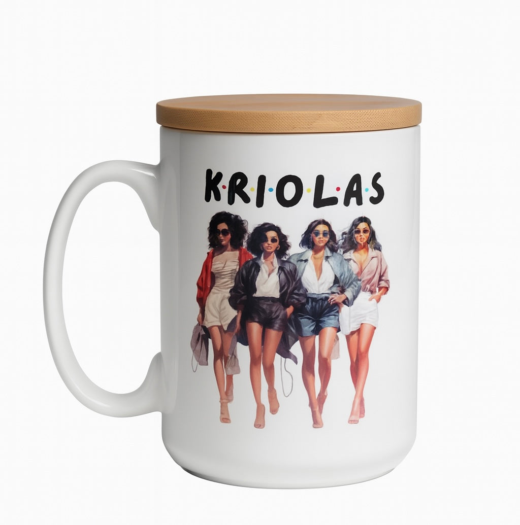 KRIOLA Mug with Bamboo Lid