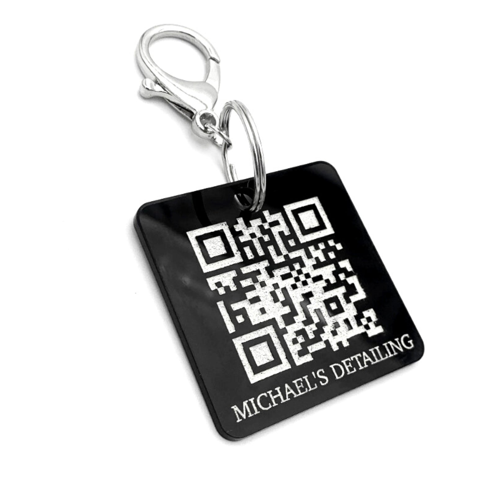 QR Small Business Keychain