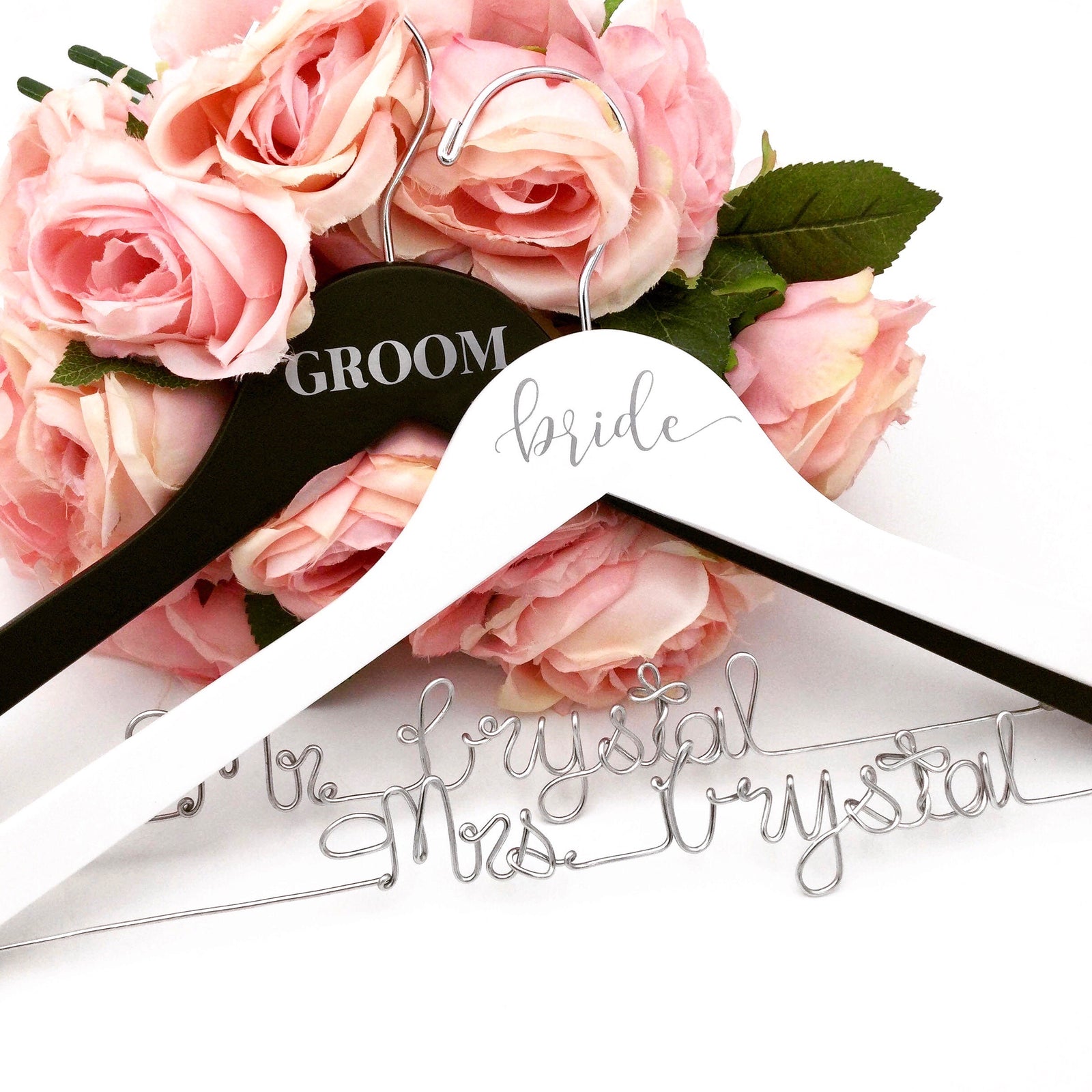 Mr. & Mrs Hangers (wire)