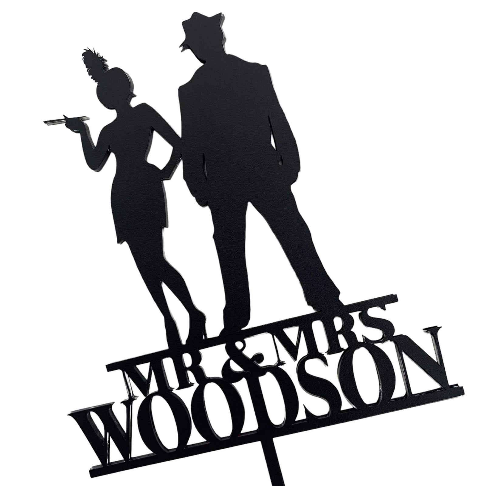 Mr. & Mrs. Cake Topper